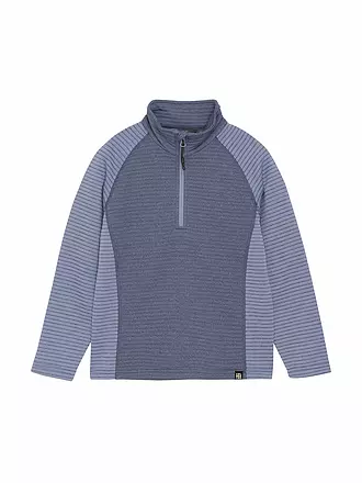 COLOR KIDS | Kinder Unterzieh Zipshirt Fleece Pulli Striped | 